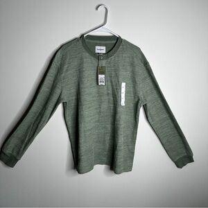 Goodfellow - Men’s Waffle Knit Long Sleeve Men’s Shirt Henley - Size Large NWT